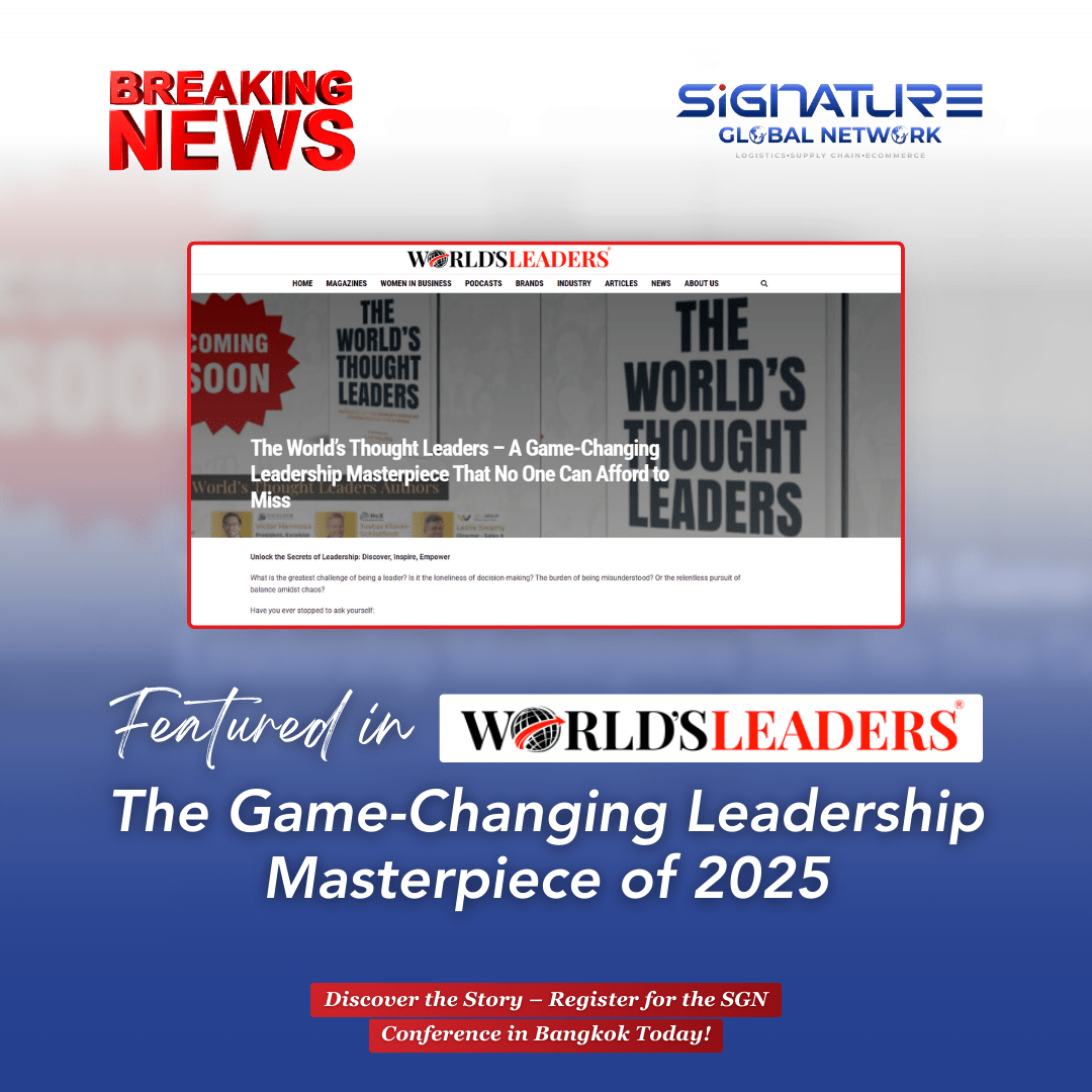 Featured in World’s Leaders: The Game-Changing Leadership Masterpiece of 2025