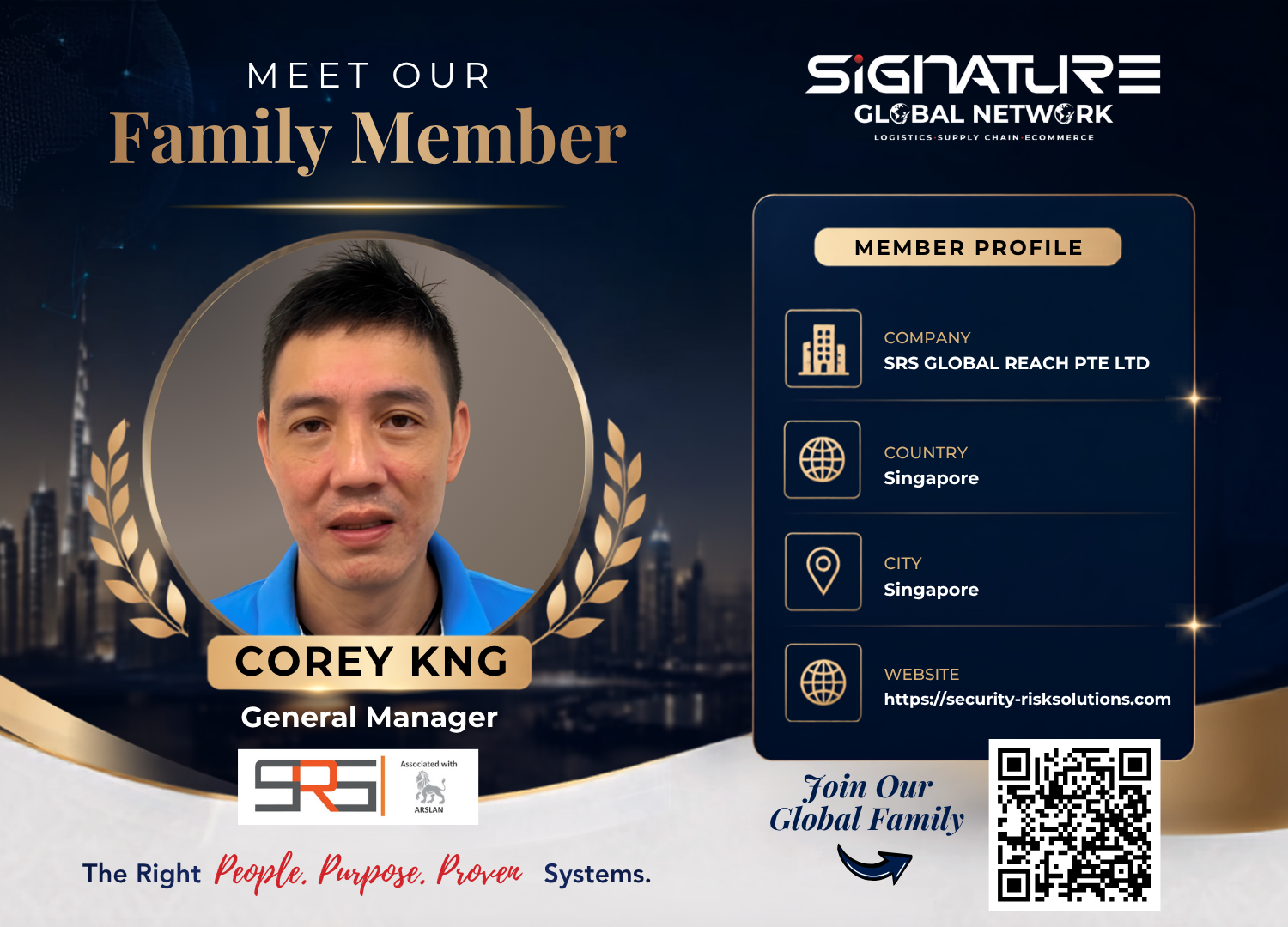 Welcome SRS Global Reach Pte Ltd to SGN
